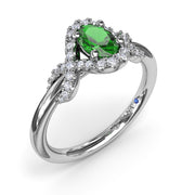 Love Knot Emerald Ring