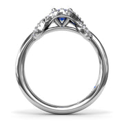 Love Knot Sapphire Ring