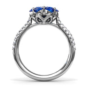 Magnolia Sapphire And Diamond Ring