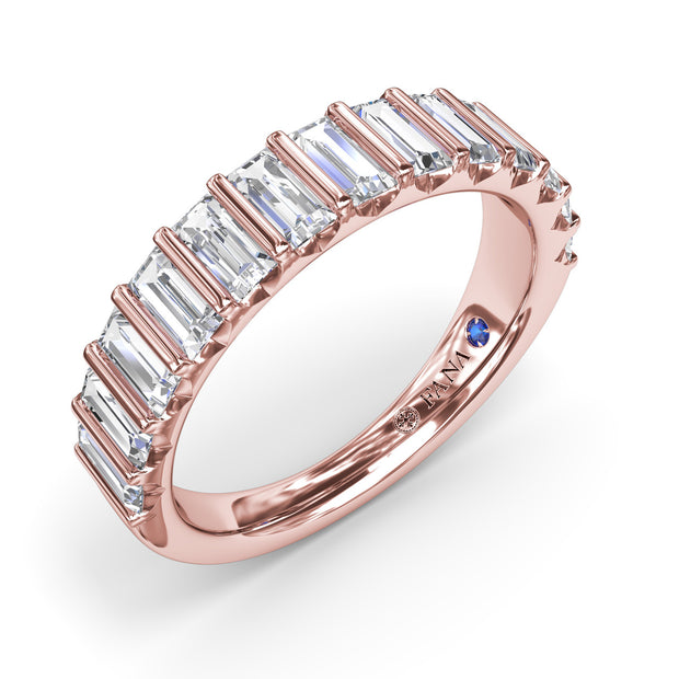 Straight Baguette Diamond Band
