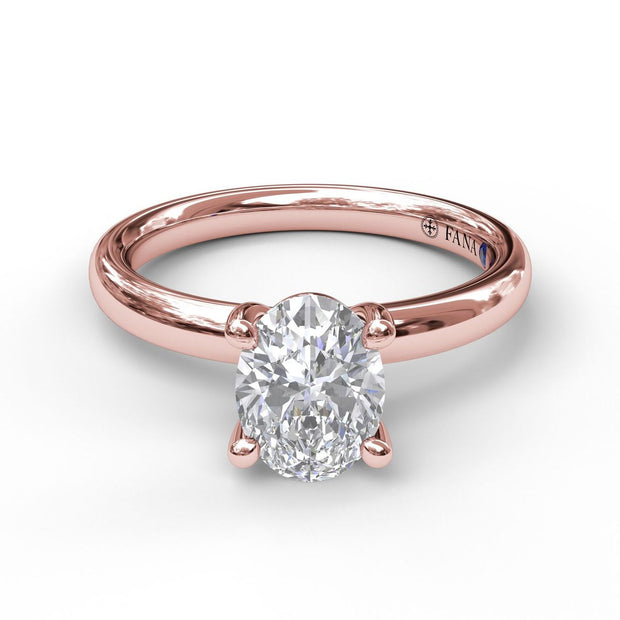 Classic Oval Cut Solitaire