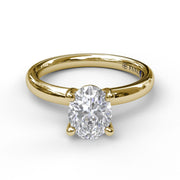 Classic Oval Cut Solitaire