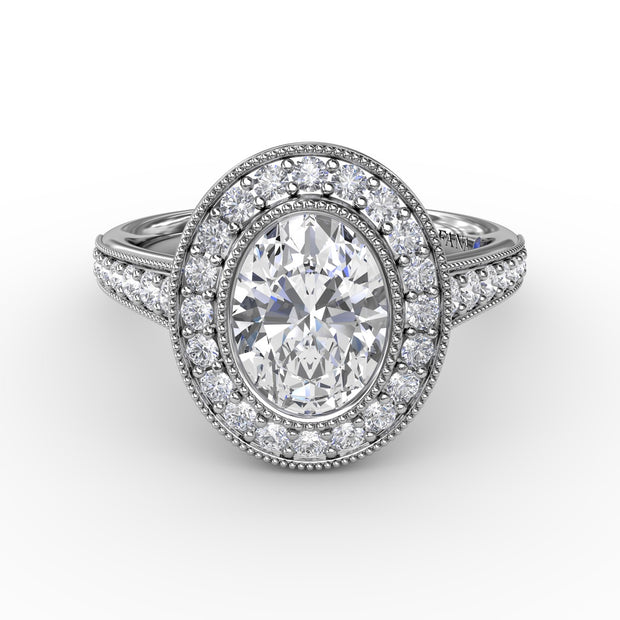 Vintage Bezel Set Ring