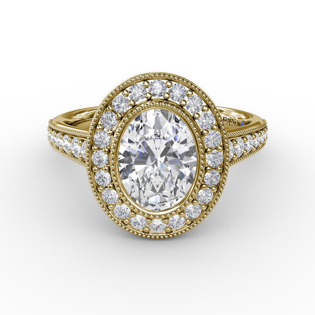 Vintage Bezel Set Ring