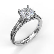 Love Forever Solitaire With Surprise Diamonds Engagement Ring