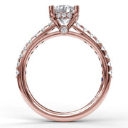 Timeless Single Row Engagement Ring