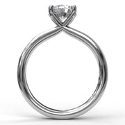Timeless Round Cut Solitaire Engagement Ring