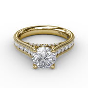 Classic Round Diamond Solitaire Engagement Ring