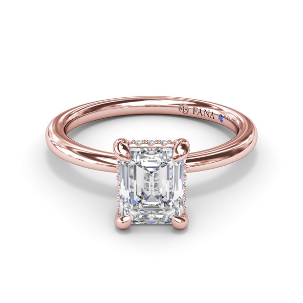 Exceptionally Striking Diamond Engagement Ring