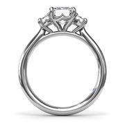 Three Stone Beauty Diamond Engagement Ring
