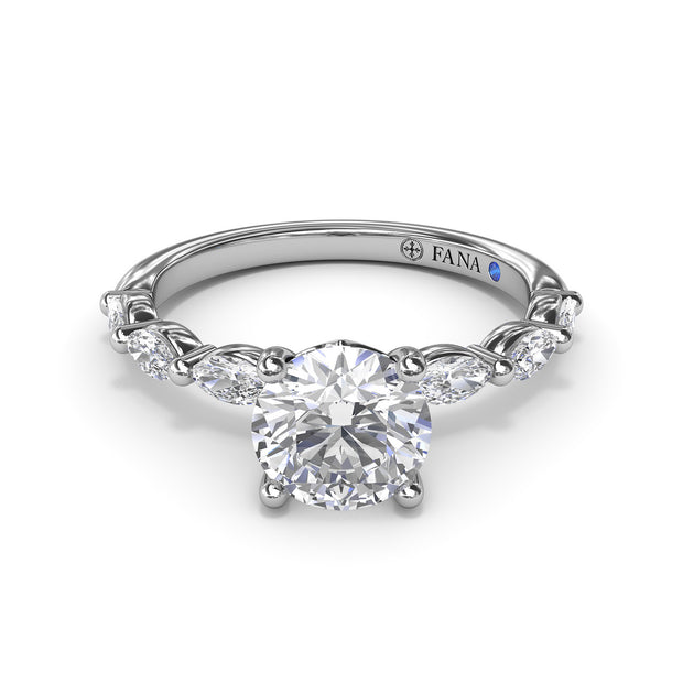 Perfectly Polished Diamond Engagement Ring