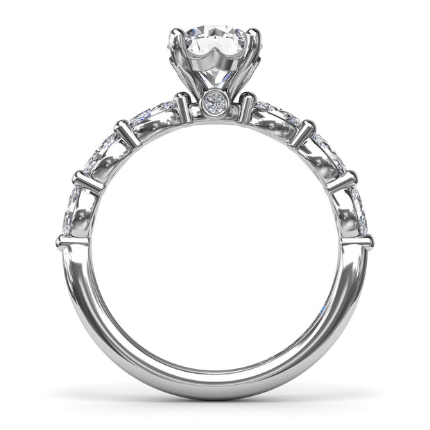 Perfectly Polished Diamond Engagement Ring