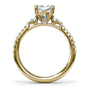 Dynamic Diamond Engagement Ring