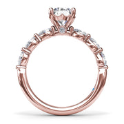 Whimsical Diamond Engagement Ring