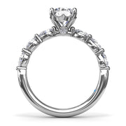 Whimsical Diamond Engagement Ring
