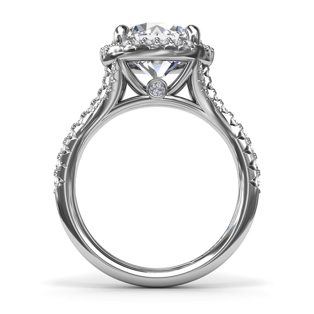 Striking and Strong Diamond Engagement Ring