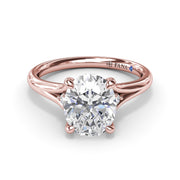 Split Shank Engagement Ring