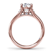 Split Shank Engagement Ring