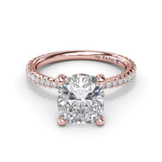 Diamond Collar Engagement Ring