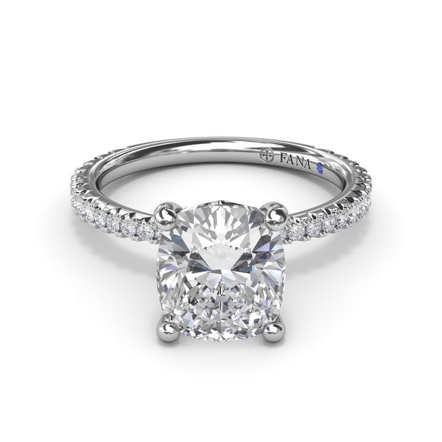 Diamond Collar Engagement Ring