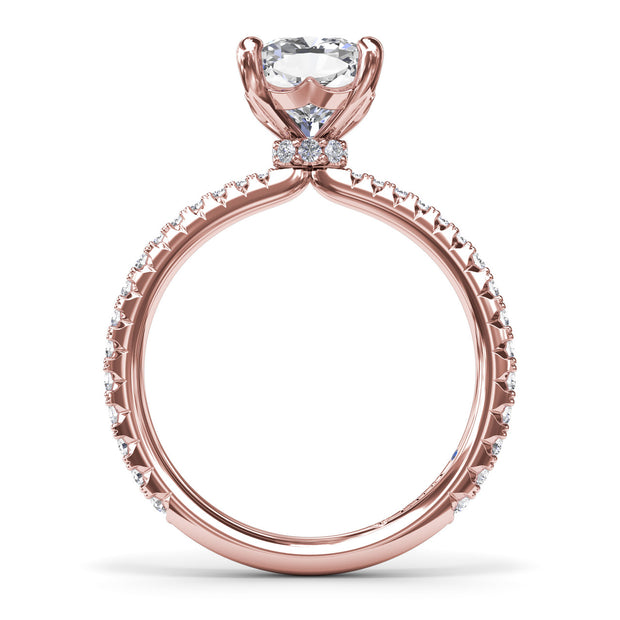 Diamond Collar Engagement Ring