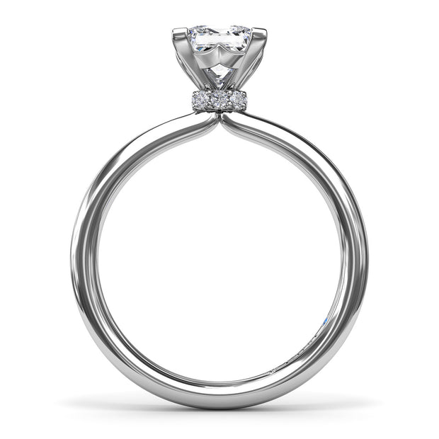 Princess-Cut Diamond Engagement Ring