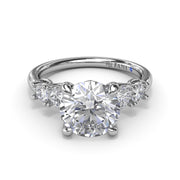 Double Side Stone Engagement Ring