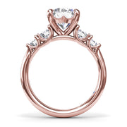 Double Side Stone Engagement Ring