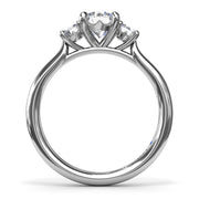 Three-Stone Diamond Engagement Ring