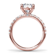 Classic Round Diamond Engagement Ring
