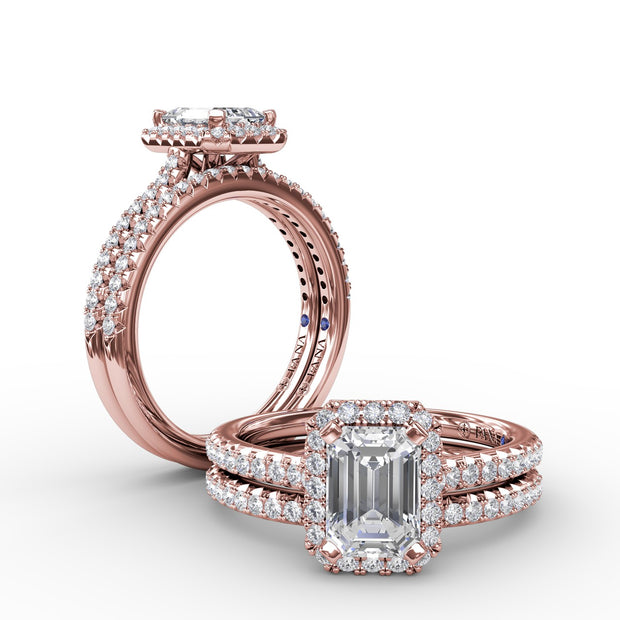 Diamond Twist Wedding Band