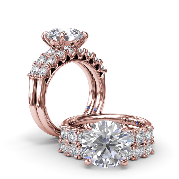 Shimmering and Radiant Diamond Wedding Band