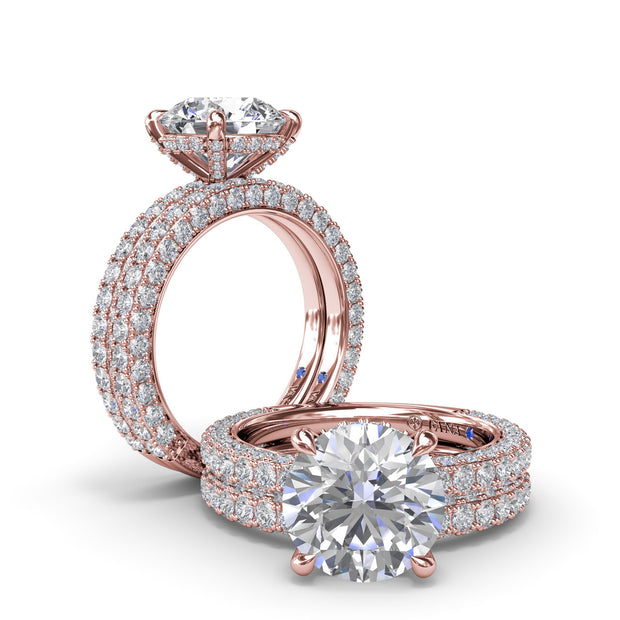 Angelic Diamond Wedding Band