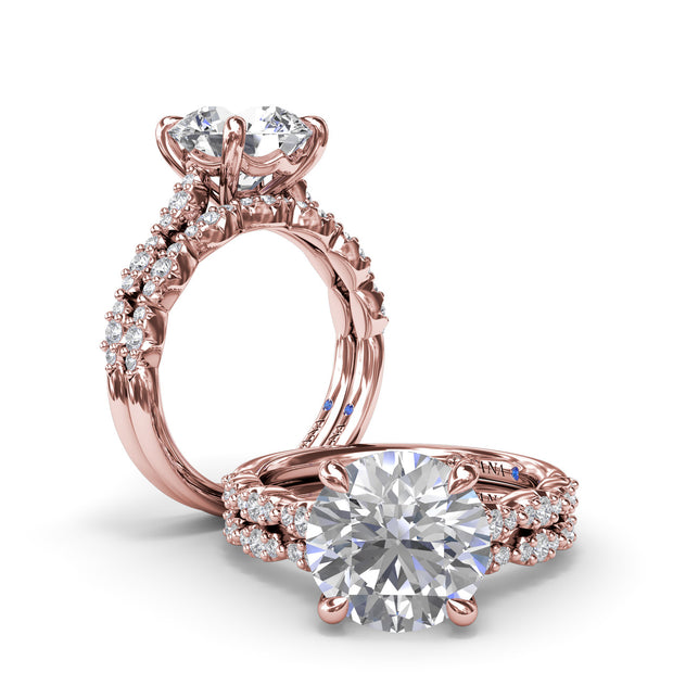 Cluster Marquise Diamond Wedding Band