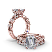 Modern Vintage Diamond Band