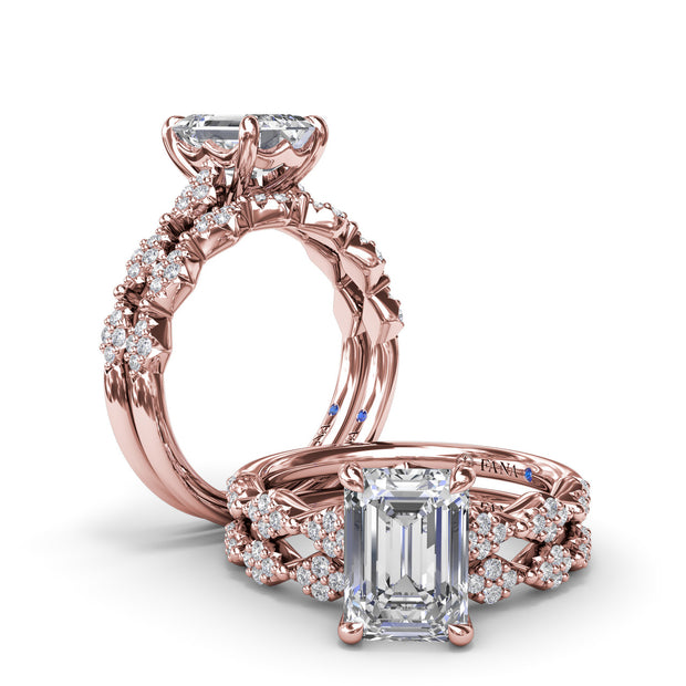 Modern Vintage Diamond Band