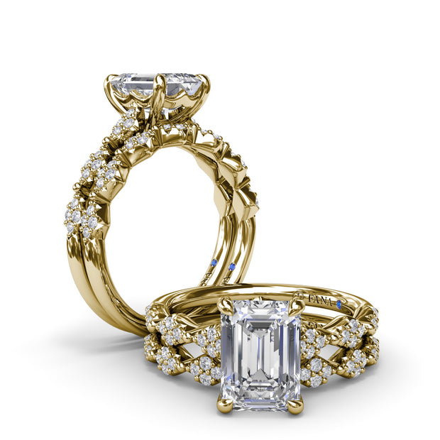 Modern Vintage Diamond Band
