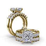 Princess Cut Diamond Wedding Band