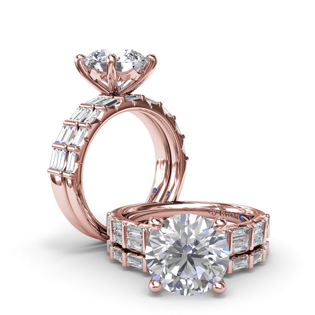 Beautiful Baguette Diamond Wedding Band