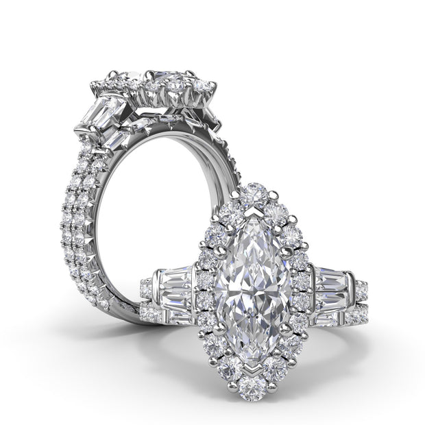 Baguette Diamond Wedding Band