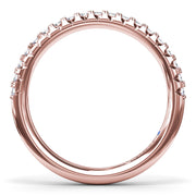 Exceptionally Striking Diamond wedding Band