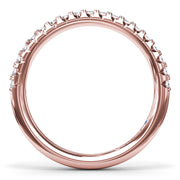 Exceptionally Striking Diamond wedding Band