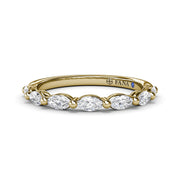 Marquise Diamond Wedding Band