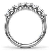 Shimmering and Radiant Diamond Wedding Band