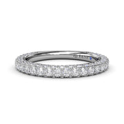 Angelic Diamond Wedding Band
