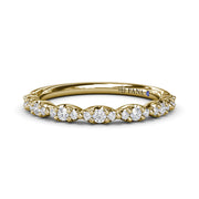 Cluster Marquise Diamond Wedding Band