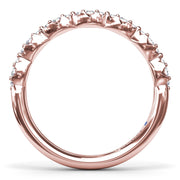 Cluster Marquise Diamond Wedding Band