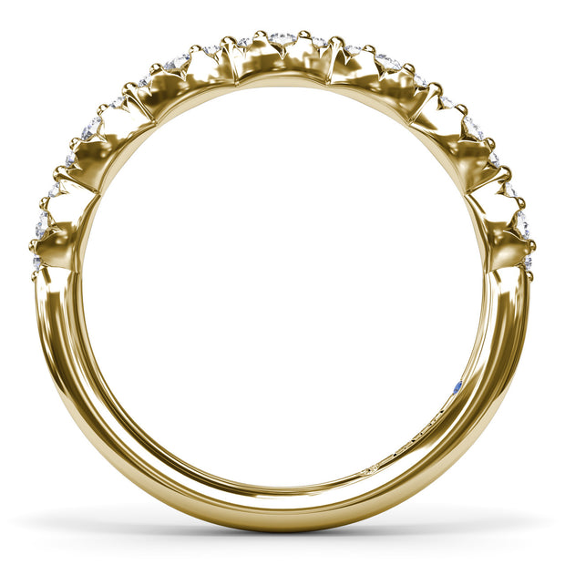 Cluster Marquise Diamond Wedding Band