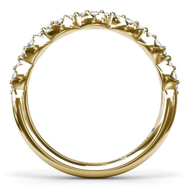 Cluster Marquise Diamond Wedding Band
