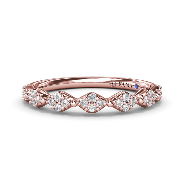 Modern Vintage Diamond Band